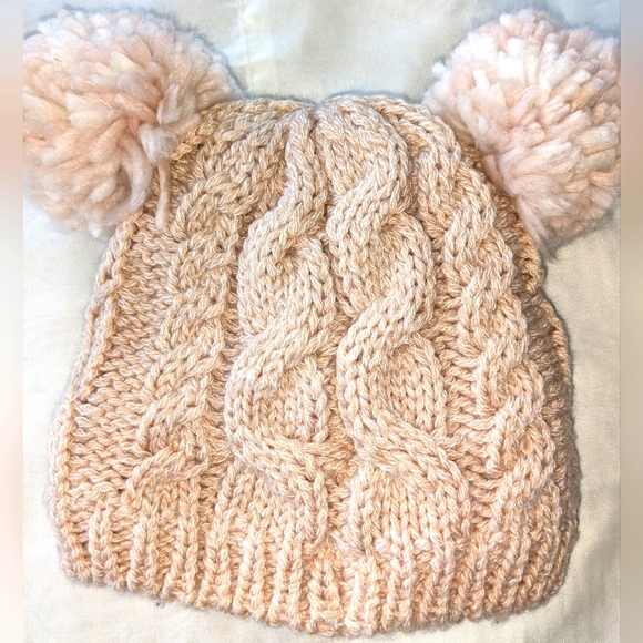 Laura Ashley Baby Lined Pom Pom Beanie Hat - Picture 7 of 7